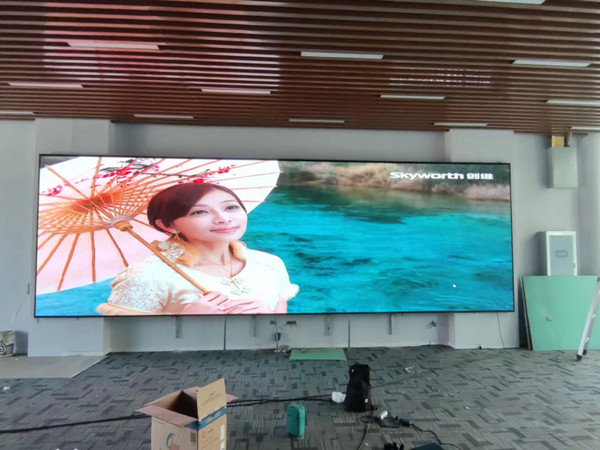 正阳P1.53led小间距屏安装案例